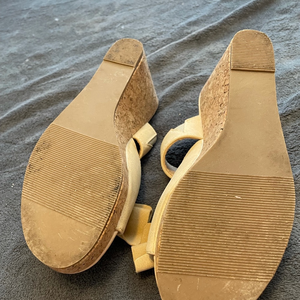 Cork Wedge Sandals - Picture 3 of 4